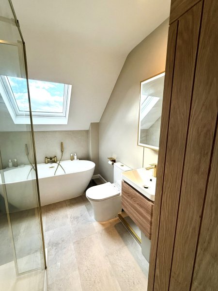 Bathroom loft converison by J&T Herbert Loft Conversions Ltd