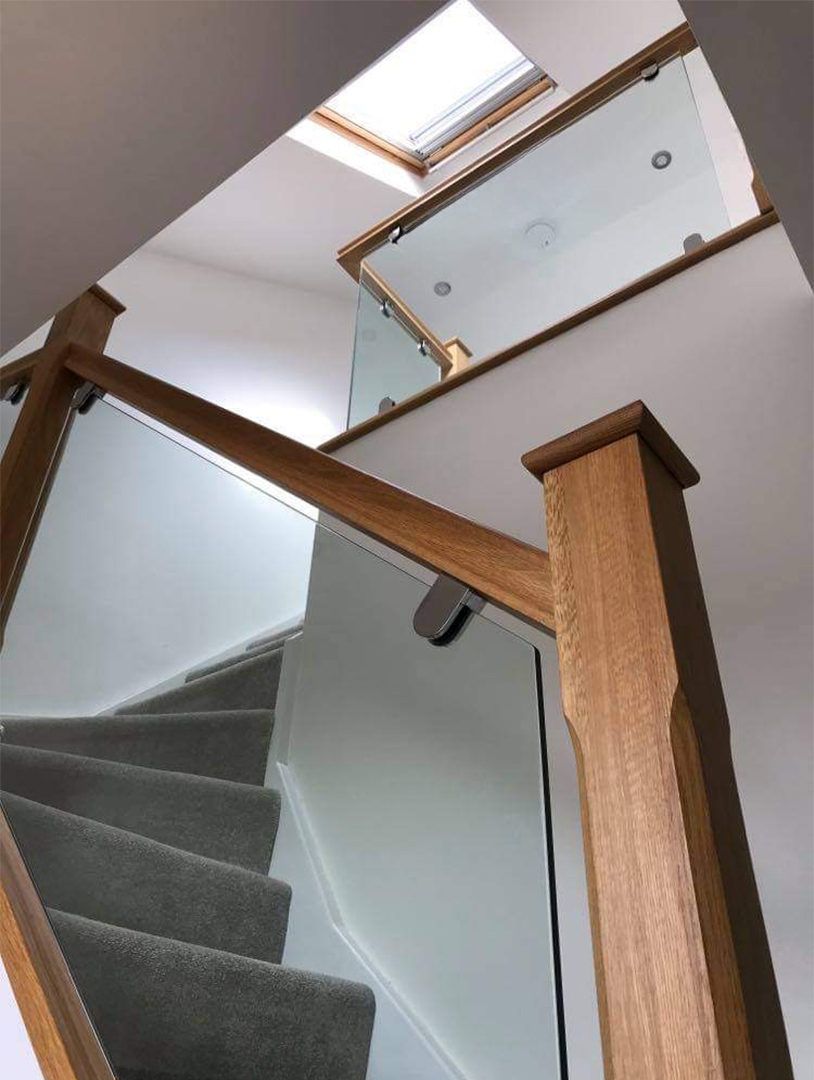 Oak Stairwell Loft Conversion