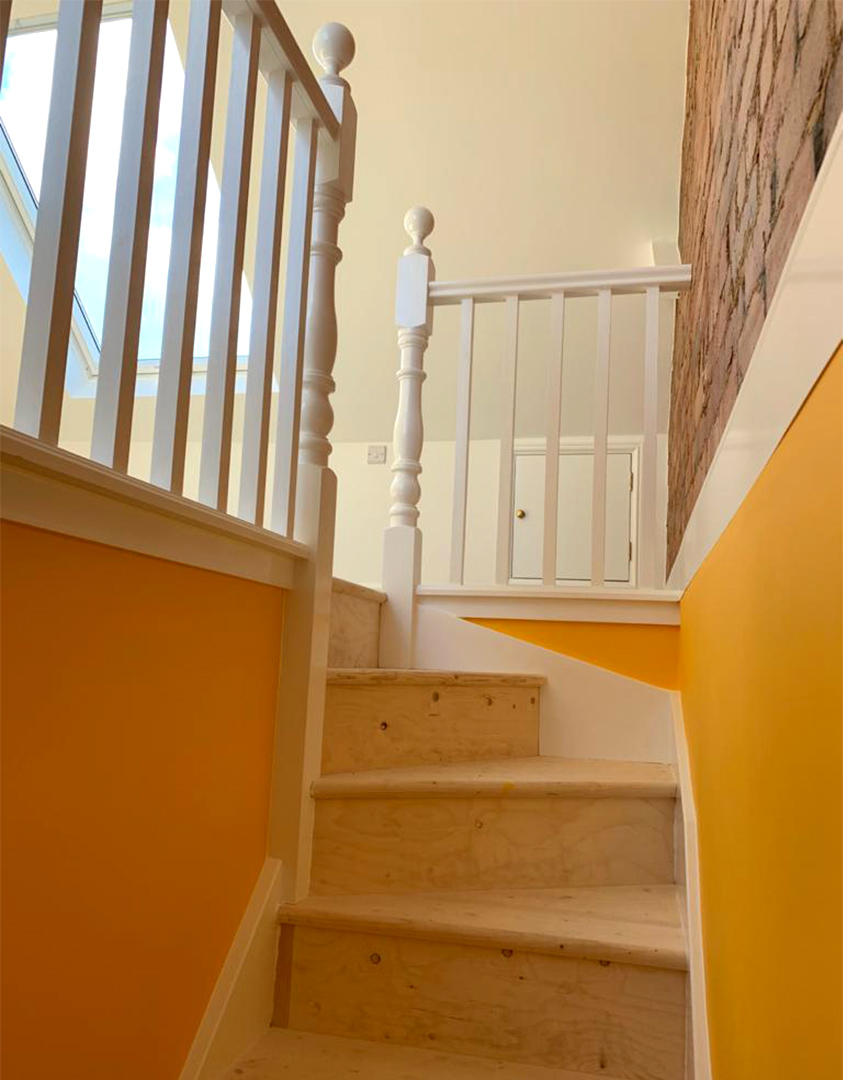 Pine Stairwell Loft Conversion